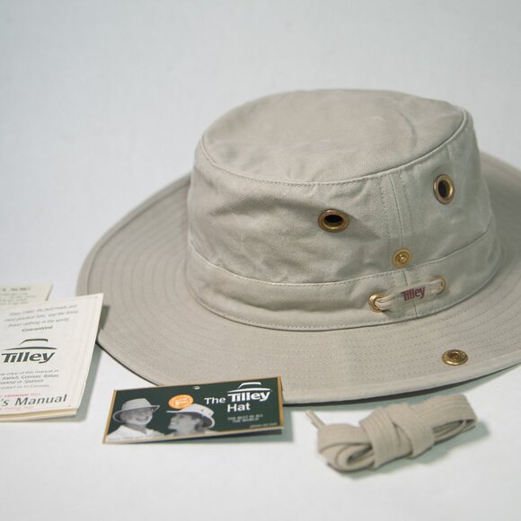 Tilley Other - Tilley T3 Cotton Duck Hat size 7 1/4 khaki canvas